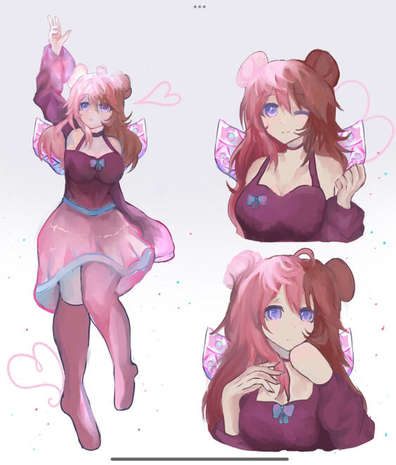 Character sheet(starts with a fullbody , and a headshot for 20$, add ons are below)